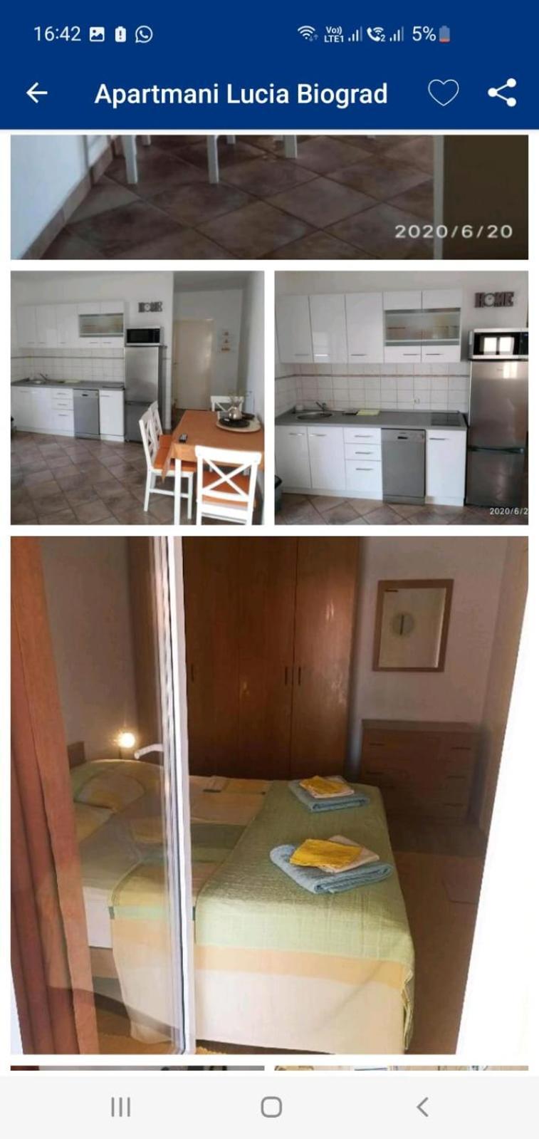 Apartmani Lucia Biograd Biograd Na Moru Exteriér fotografie